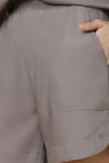 Triumph Viscose Shorts - Pigeon Grey — thumbnail 4